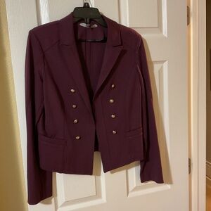 EUC White House Black Market Crop Jacket 14